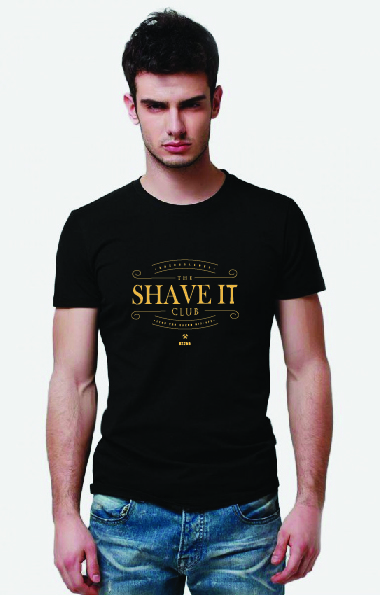 Shave It Club T-Shirt Gold